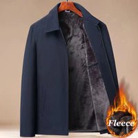 New Men's Winter Jacket Casual Fleece Lining Coats Windproof Casual Business Jackets Thick Warm Outdoor walking Outerwear Male - Buy online at  Vibe In Cart.