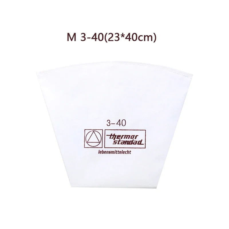 Reusable Cotton Pastry Bag for Icing Piping, 3 Sizes