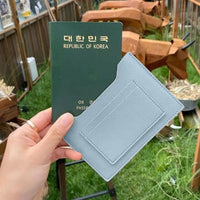 Waterproof PU Passport Cover with Multi-Slots, Large Capacity, 14.2cm