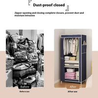 Minimalist Foldable Wardrobe Plastic Storage Cabinet Room Furniture Cheap Bedrooms Wardrobes Closet Armable Home Storage Rack - Buy online at  Vibe In Cart.