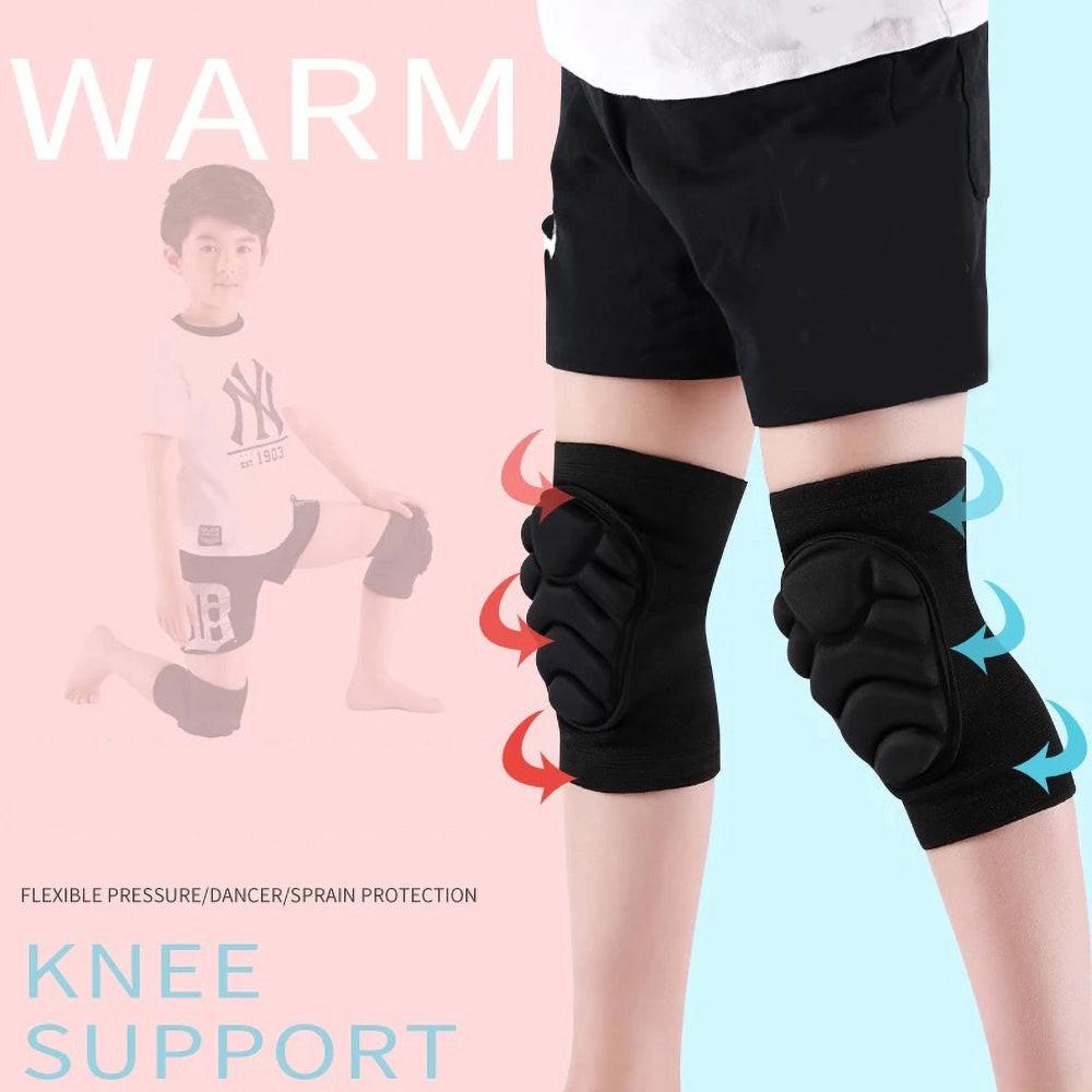 1 Pair Kids Sports Thick Sponge Knee Pads Elbow Sleeves Guard Collision Avoidance Protective Kneepads for Skate Soccer Football - Buy online at  Vibe In Cart.
