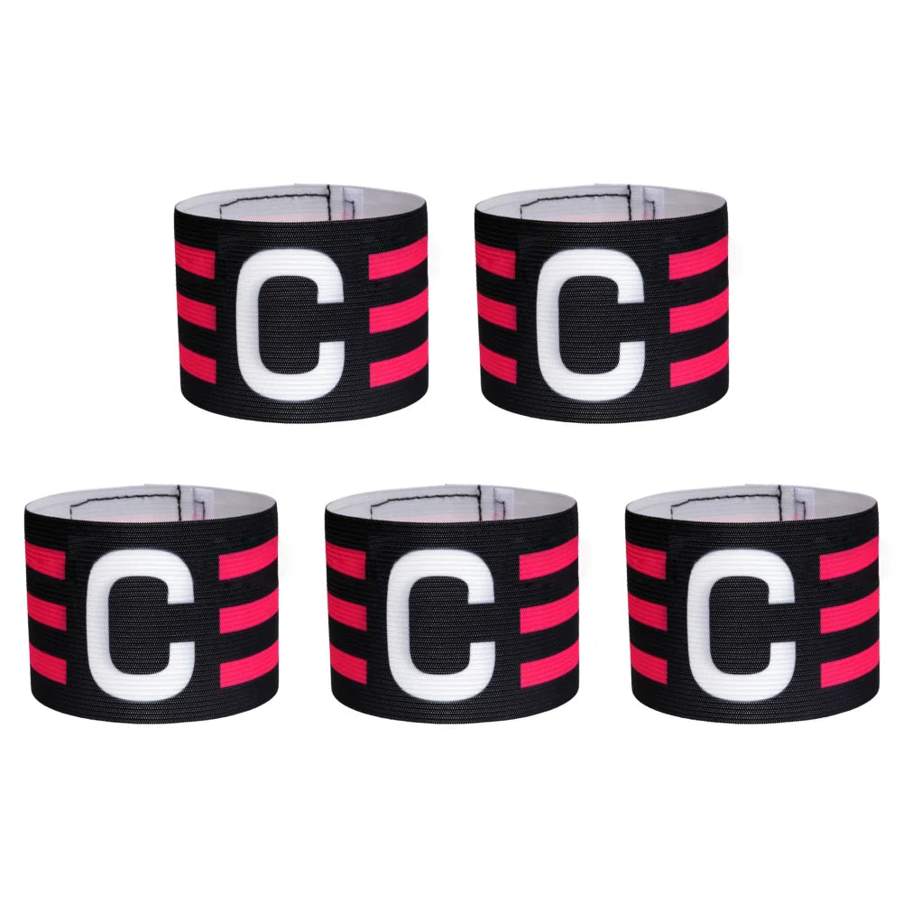 Soccer Captain Armband Adjustable for Kids and Adults 1-5 Pieces