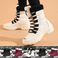 Women's Boots Winter High Quality Keep Warm Mid-Calf Waterproof Snow Boots Women Comfortable Ladies Thigh High Hiking Boots - Buy online at  Vibe In Cart.