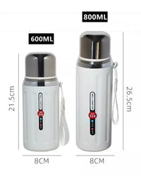 New 800ml Vacuum Flask Insulated Water Bottles Travel Thermal Cups For Hot And Cold Beverage Summer Winter Drinkware Gifts - Buy online at  Vibe In Cart.