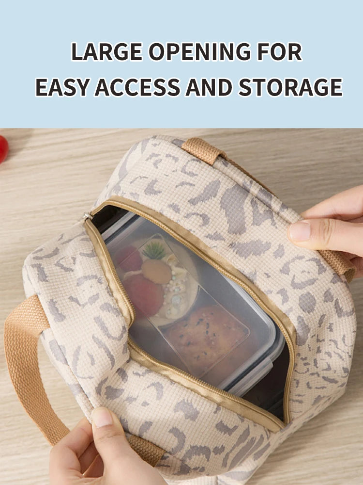 Insulated Oxford Fabric Lunch and Picnic Bag, 1 Pack