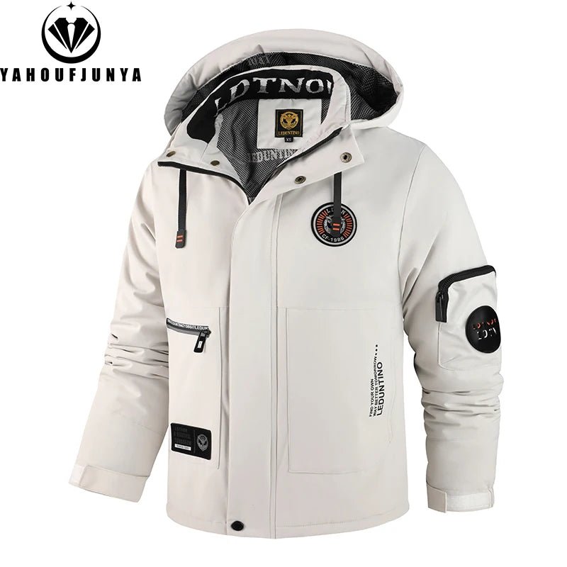 Winter Men Outdoor Windbreak Warm Travel Jacket Men Hooded Casual Fashion Sport Waterproof Climbing Trekking Jacket Male Coat - Buy online at  Vibe In Cart.