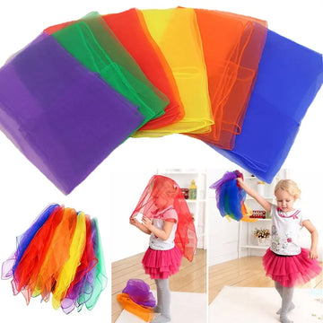 Gymnastics Scarves in 6 Colors, Cloth, for Dancing and Juggling