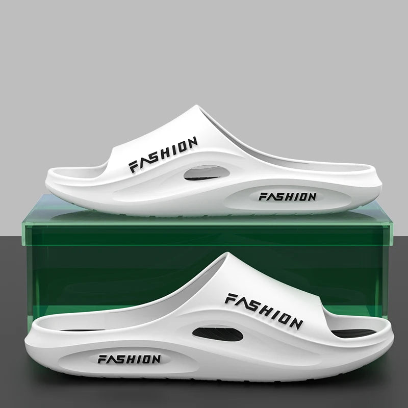 2024 Super Thick Bottom Slippers for Home Use Non slip Slippers for Men Outwear Fashion Soft Sole Summer Slippers - Buy online at  Vibe In Cart.