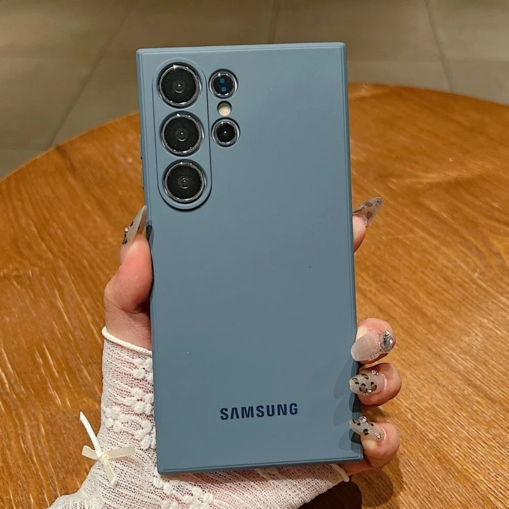 Liquid Silicone Shockproof Soft Protective Phone Case With Camera Protection