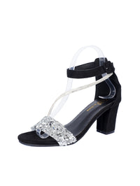 Women's 2025 Summer Fashion Sandals Medium High Heel ne button Sandals Outdoor Fashion Sandals Women Heels Black Red Sandalias - Buy online at  Vibe In Cart.