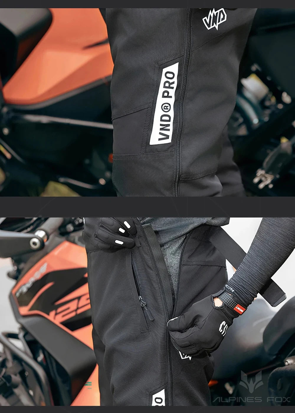 Winter Waterproof Motorcycle Overpants Quick Release Touring Moto Pants Men's Warm Windproof Motorbike Trousers CE Kneepads - Buy online at  Vibe In Cart.