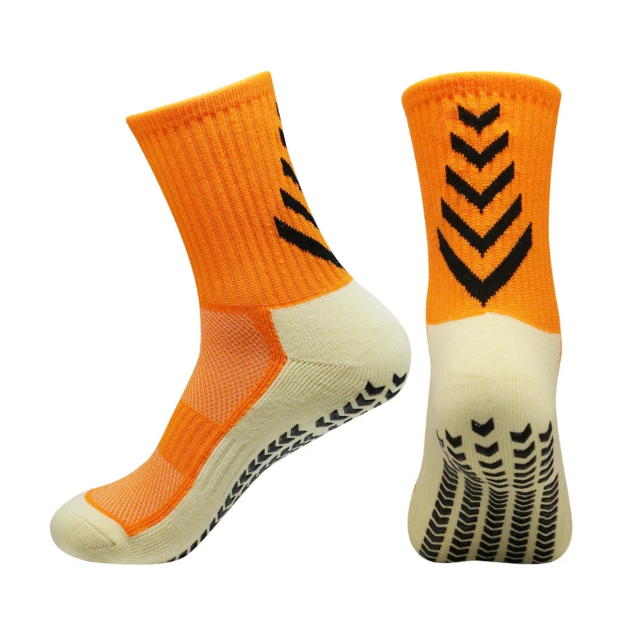 1 Pair New Men Women Soft Breathable Anti-slip Football Socks Running Soccer Basketball Badmintion Cycling Sports Grip Socks - Buy online at  Vibe In Cart.