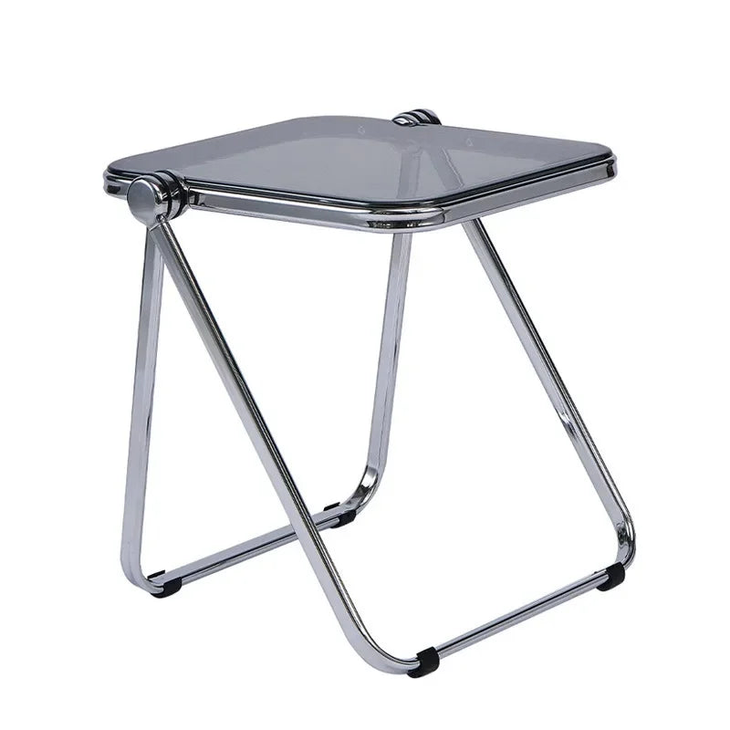 Fashionable Folding Side Table - Transparent Coffee Table for Living Room Sofa Corner & Balcony Acrylic Coffe Table - Buy online at  Vibe In Cart.