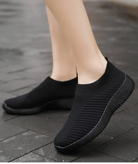 Women's Breathable Elastic Lightweight Slip-On Flats for Casual