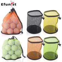 Nylon Drawstring Mesh Net Golf Ball Bag for 12-50 Balls