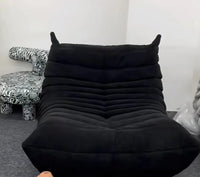 Modern Single Reclining Sofa in Cream for One Person