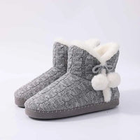 Women's Ankle Snow Boots with Plush Lining and Non-Slip Sole