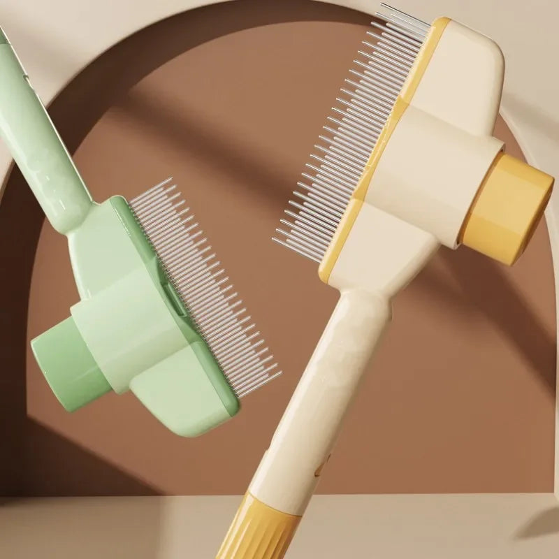 Dog Comb Pet Hair Remover One Button Dogs Brush Self-cleaning Cat Brush Massage Combs for Dog Grooming Brushes for Pet Products - Buy online at  Vibe In Cart.