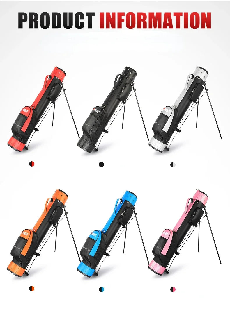 Unisex PU Golf Bag for 9 Clubs with Multiple Colors