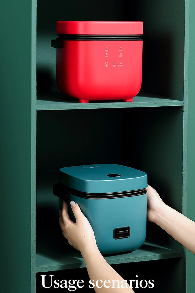 Mini Rice Cooker Automatic Household Kitchen Electric Cooking machine 1-2 People Food Warmer Steamer 1.2L Small Rice Cooker - Buy online at  Vibe In Cart.