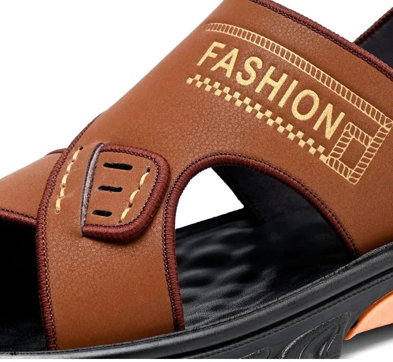 Hot Sale Men Sandals Casual Shoes Outdoor Walking Sandals for Men Beach Shoes Men Slippers Open Toe Flat Two Passes - Buy online at  Vibe In Cart.