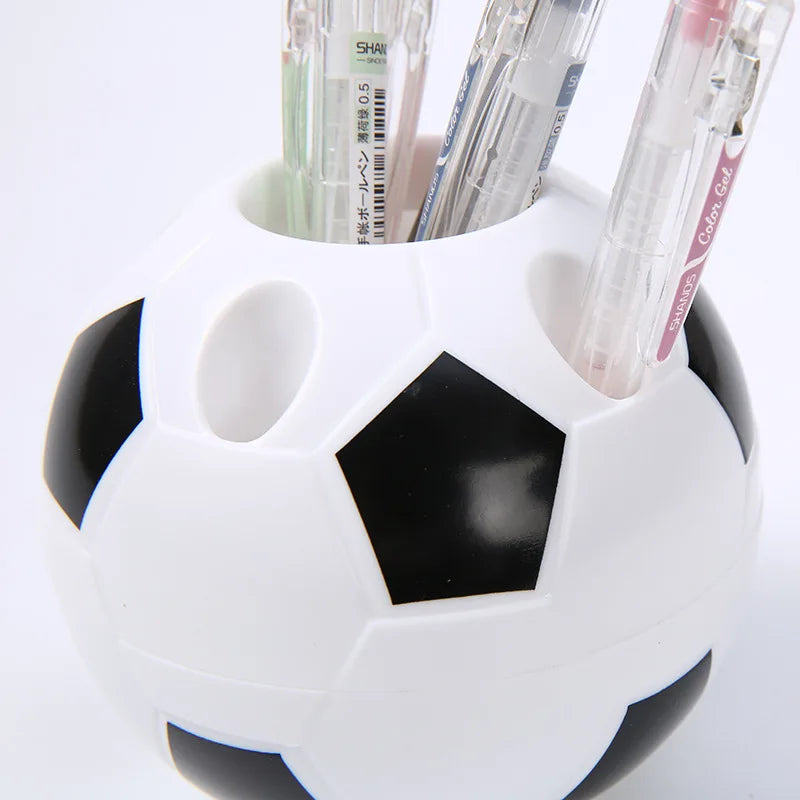 Soccer Shape Tool Home Decoration Student Gifts Supplies Pen Pencil Holder Football Shape Toothbrush Holder Desktop Rack Table - Buy online at  Vibe In Cart.