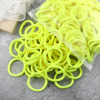 Women's Elastic Hair Bands, 4cm, Polyester, Set of 50