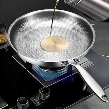 26/28/30cm German Pure Titanium Frying Pan Non-stick Frying Pan Uncoated Fish Scale Hammer Pattern Titanium Alloy Cookware - Buy online at  Vibe In Cart.