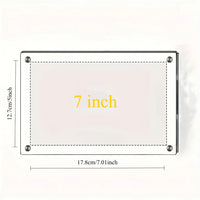1 Pack of 5-10 Inch A4/A5 Acrylic Photo Frame Classic Tilted Desktop Display Stand for Photo Home Decoration - Buy online at  Vibe In Cart.