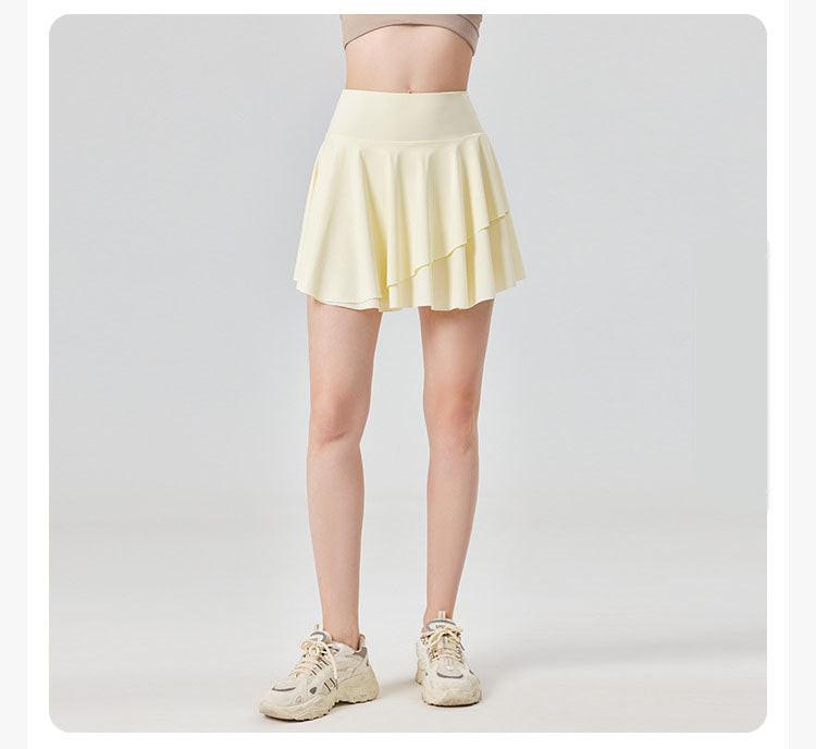 Tennis Skirt for Women with Sun Protection Athletic High-waisted Sun Block Skort Pleated Golf High-Waisted Pleated Shorts Bottom - Buy online at  Vibe In Cart.