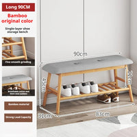 Shoe changing stool, simple doorstep stool for home use, soft cushioned stool, integrated shoe rack for entry, storage rack - Buy online at  Vibe In Cart.