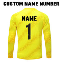 Unisex Polyester Soccer Goalkeeper Uniform with Long Sleeve Top and Pants