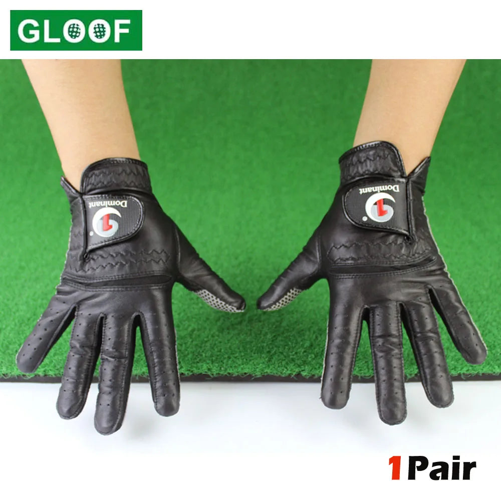 1Pair Men's Golf Gloves Lambskin Soft Fit Sport Grip Durable Gloves Anti-skid Breathable Sports Gloves Fit Left And Right Hand - Buy online at  Vibe In Cart.