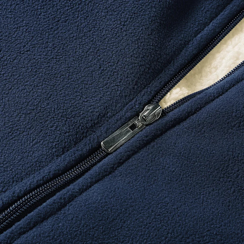 Winter Outdoor Fishing Leisure Windproof Thick Lamb Wool Jacket Comfortable Warm Breathable Men's Stand Up Collar Cotton Jacket - Buy online at  Vibe In Cart.