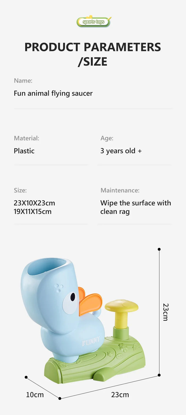 Air Discs Launcher Childern Toys Indoor Outdoor Games Soaring Machine Flying Disc Saucer Foot Launcher Kids Jump Spoorts Toy