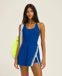 Golf wear Women 2024 Tennis dress with shorts inside Korean badminton sportswear Sports mountaineering wear blue - Buy online at  Vibe In Cart.