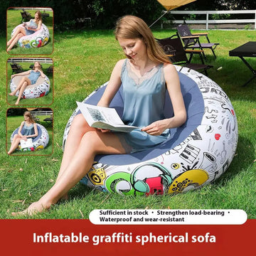 1PC Thickened Inflatable Lazy Sofa Lounge Chair – Perfect for Outdoor Courtyards & Indoor Leisure - Buy online at  Vibe In Cart.