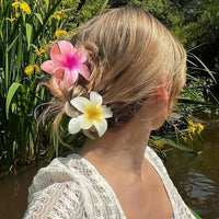 1/2/3 Pcs Hawaiian Gradient Flower Hair Claw Clip Women Fashion Large Hair Clip Girls Hairpin Barrettes Bohemia Hair Accessories - Buy online at  Vibe In Cart.