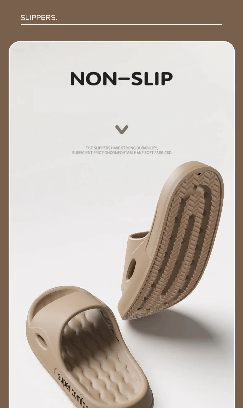 Indoor Home Sandals Fashion Men's Summer Ligtweight EVA Slippers Shoes Men Slippers Outdoor Students Women Comfortable Slides - Buy online at  Vibe In Cart.