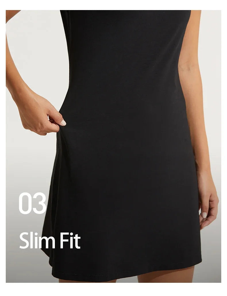 Summer Women Tennis Dress Cotton Female Short Sleeve Black Sport Dress Training Running Fitness Skirt Golf Badminton Dress Suit