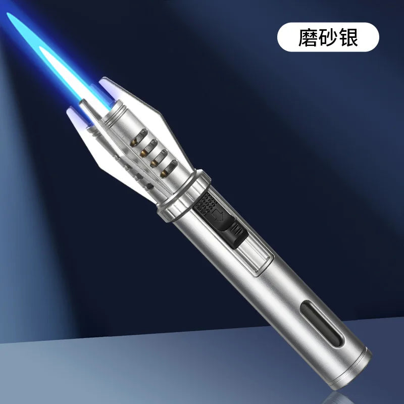 Windproof Butane Gas Torch Lighter for Kitchen and Cigar Use