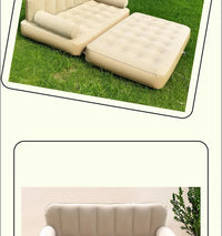 Seat Outdoor Inflatable Sofa Lazy Inflatable Sofa Bed Camping Inflatable Mattress Foldable Air Mattress Electric Inflation Pump - Buy online at  Vibe In Cart.