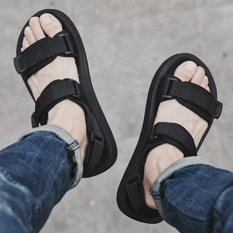 Summer Men Sandals Large Size49-50 for Mens Casual Outdoor Sandals Outdoor Breathable Beach Roman Slippers ﻿ - Buy online at  Vibe In Cart.