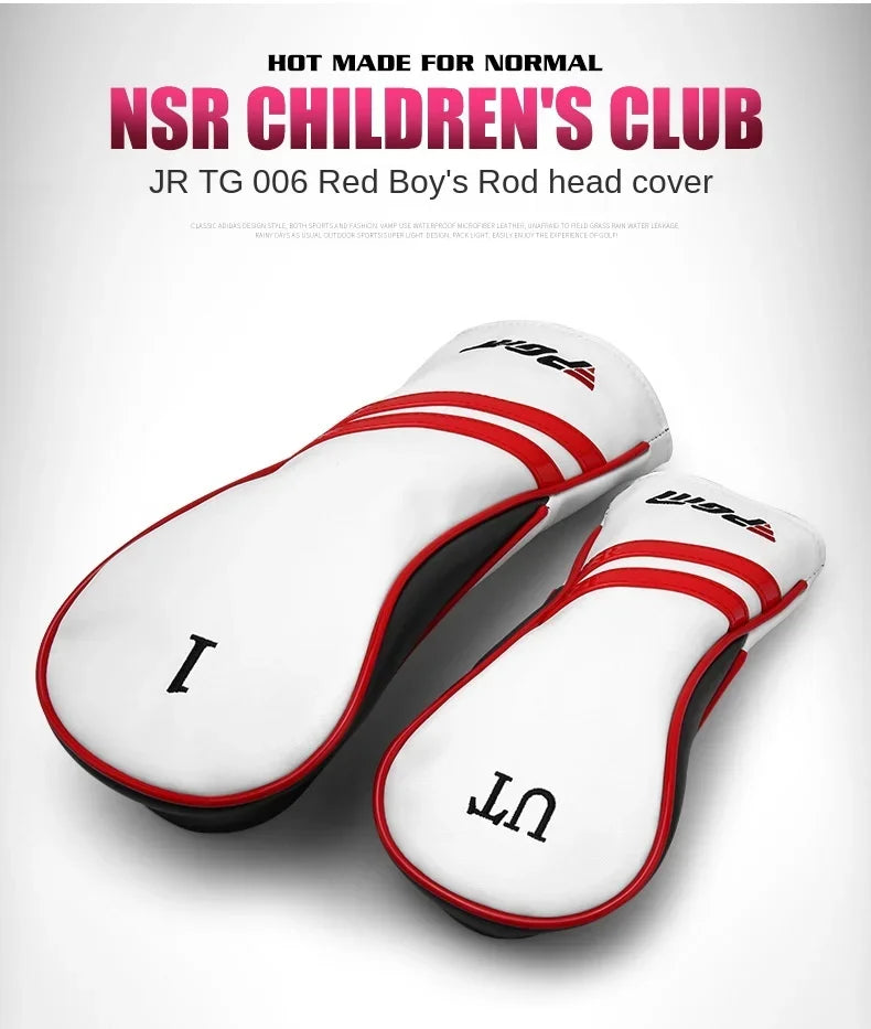 Children's Right Handed Golf Clubs Set with Bag and Headcover for Kids 95-155cm