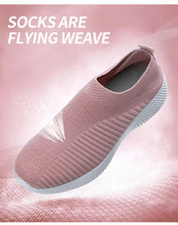 Women Shoes Breathable Flats Elastic Flat Shoes For Women Sneakers Zapatos Mujer Spring Summer Footwear Lightweight Sports Shoes - Buy online at  Vibe In Cart.