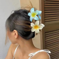 1/2/3 Pcs Hawaiian Gradient Flower Hair Claw Clip Women Fashion Large Hair Clip Girls Hairpin Barrettes Bohemia Hair Accessories - Buy online at  Vibe In Cart.