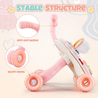 3-in-1 Baby Walker and Activity Center, Suitable for Girls, Early Learning Push Toy with Musical Panel, for Infants - Buy online at  Vibe In Cart.