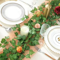 2.1M Green Ivy Leaf Hanging Vine Artificial Garland Silk Wall Plant Home Garden Decoration Wedding Party DIY Fake Wreath Leaves - Buy online at  Vibe In Cart.