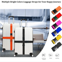 Adjustable Nylon Luggage Strap 100-200cm Length 5cm Width