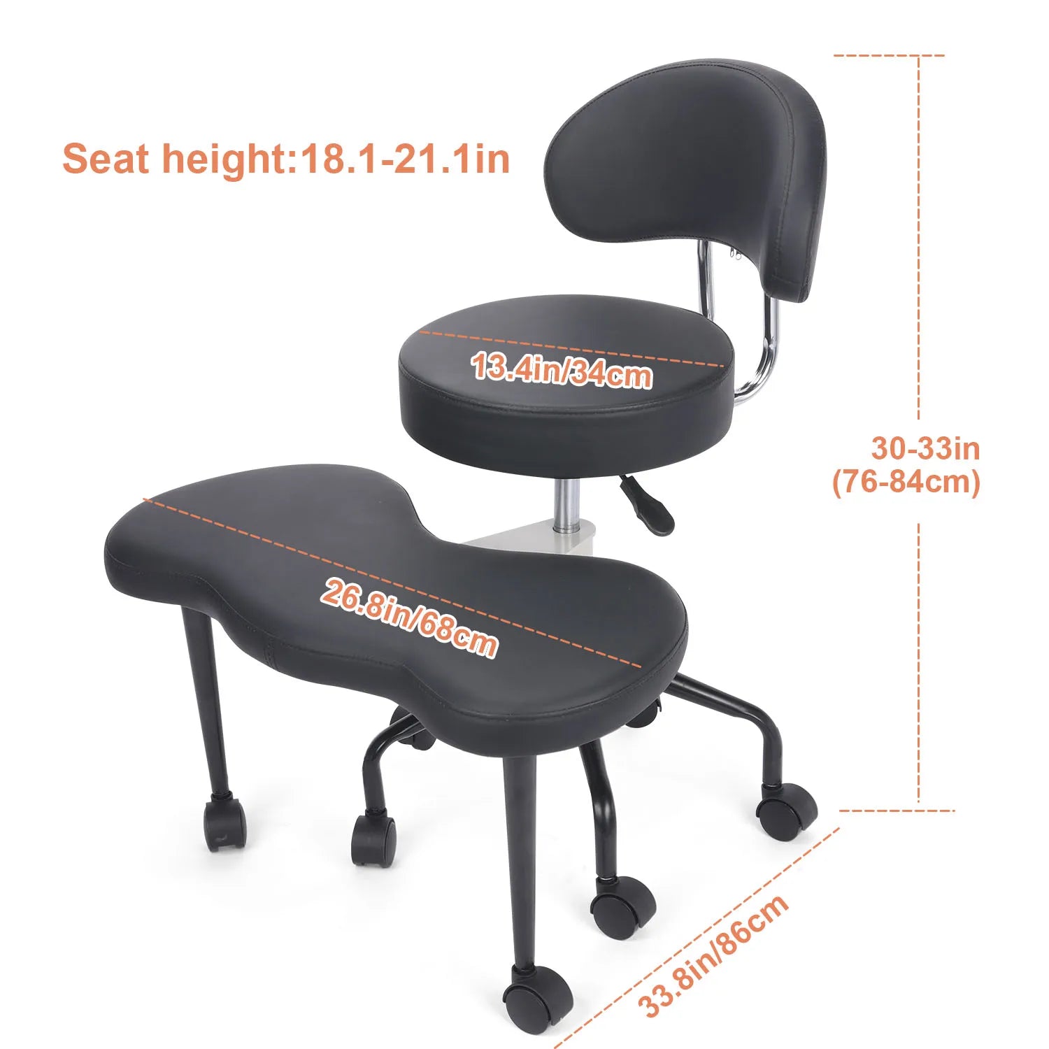 Cross Desk Chair with Lumbar Support and Height Adjustable,Desk Chair for Adults,Legged Office Chair with Wheels - Buy online at  Vibe In Cart.